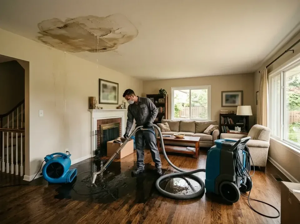 attic-pipe-burst-ceiling-drip-008 — frequently asked questions, Water Damage Restoration & Carpet Care in New Castle, PA